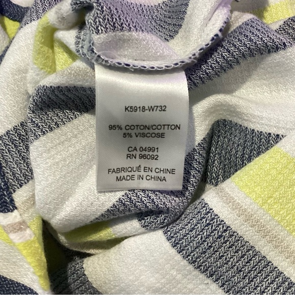 Hilary Radley For Katherine Barkley women’s Medium Striped Button Down - Picture 9 of 11